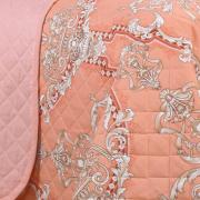 Enxoval King com Cobre-leito 7 pe�as 150 fios - Ornato Terracota - Dui Design