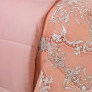 Enxoval King com Edredom 5 pe�as 150 fios - Ornato Terracota - Dui Design