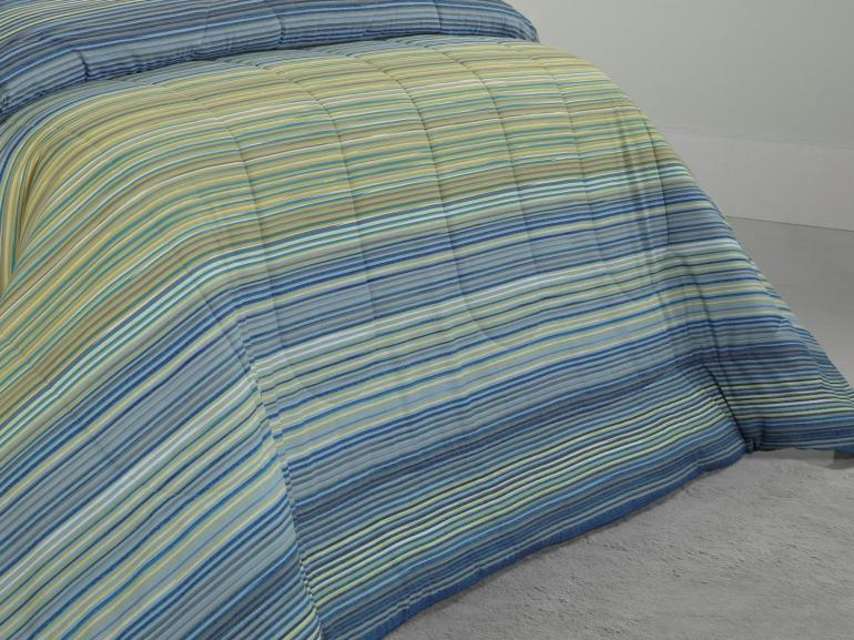 Jogo de Cama Casal Percal 180 fios - Tokyo Indigo - Dui Design