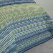 Jogo de Cama Casal Percal 180 fios - Tokyo Indigo - Dui Design