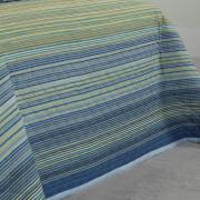 Kit: 1 Cobre-leito Solteiro + 1 Porta-travesseiro Percal 180 fios - Tokyo Indigo - Dui Design