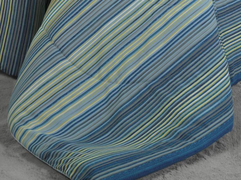 Edredom Casal Percal 180 fios - Tokyo Indigo - Dui Design