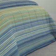 Edredom Casal Percal 180 fios - Tokyo Indigo - Dui Design