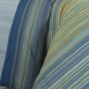 Edredom Casal Percal 180 fios - Tokyo Indigo - Dui Design