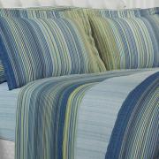 Edredom Casal Percal 180 fios - Tokyo Indigo - Dui Design