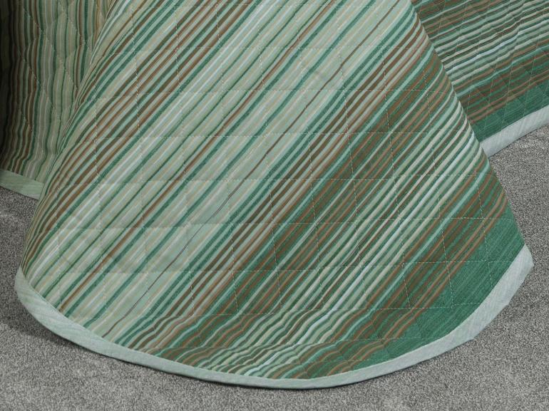 Kit: 1 Cobre-leito King + 2 Porta-travesseiros Percal 180 fios - Tokyo Confrei - Dui Design