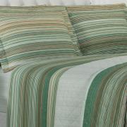 Kit: 1 Cobre-leito King + 2 Porta-travesseiros Percal 180 fios - Tokyo Confrei - Dui Design