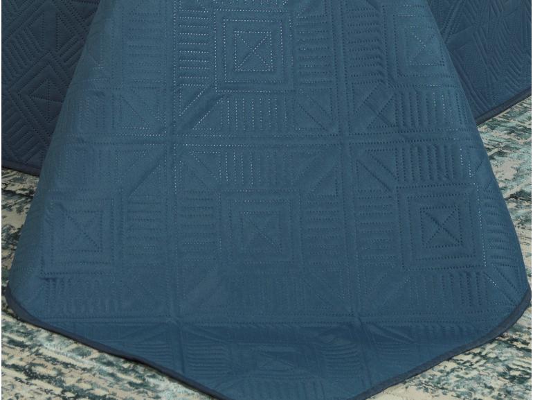 Kit: 1 Cobre-leito Casal Bouti de Microfibra Ultrasonic + 2 Porta-travesseiros - Osborne Jeans - Dui Design