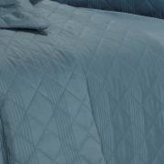 Kit: 1 Cobre-leito Casal + 2 porta-travesseiros Cetim 300 fios - Ottawa Jeans - Dui Design