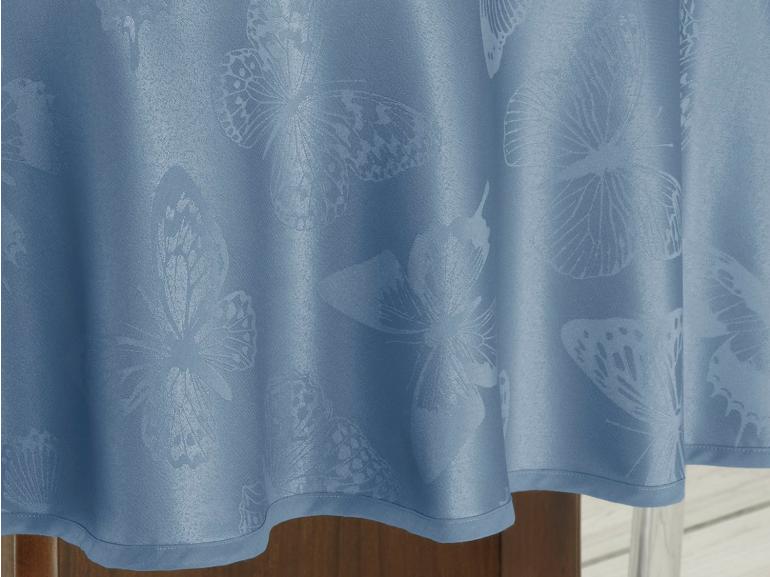 Toalha de Mesa Fácil de Limpar Redonda 180cm - Papillon Jeans - Dui Design