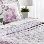 Enxoval Casal com Cobre-leito 7 peas Percal 200 fios 100% Algodo - Passione Lils - Corttex