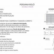 Persiana Rolo Zebra - Com Bandô - Double Vision - Altura de 2,20m e 1,20m de Largura - Dublin - Dui Design