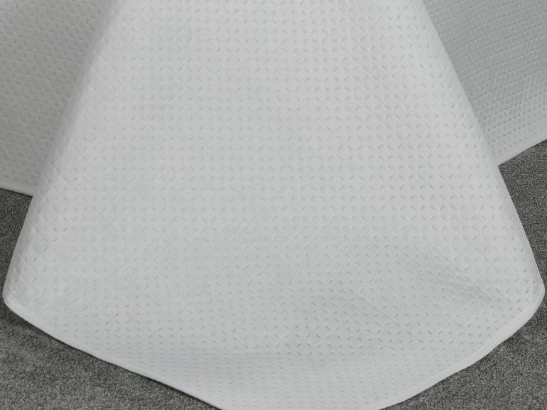 Kit: 1 Cobre-leito Casal Bouti de Microfibra Ultrasonic + 2 Porta-travesseiros - Peterson Branco - Dui Design