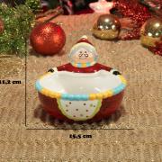 Petisqueira Natal de Cermica com 11,2cm de altura - Mame Noel - Dui Design