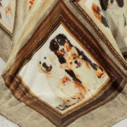 Cobertor Avulso Queen Flanelado com Estampa Digital 260 gramas/m - Pets Memories - Dui Design