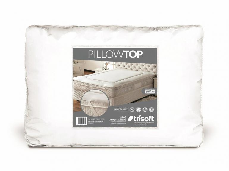 Protetor de colcho King - Pillow Top - Trisoft