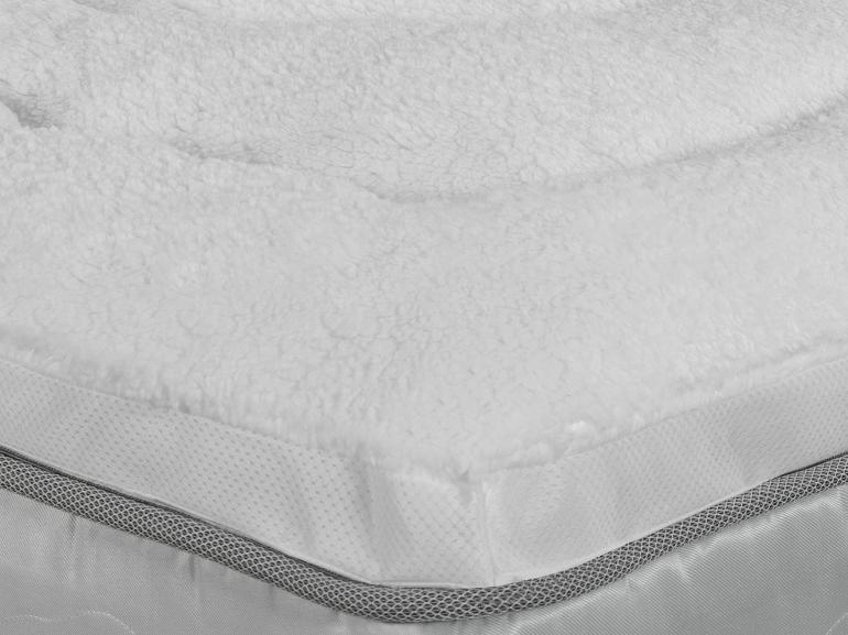 Pillow Top efeito Pele de Carneiro Queen Fibra Siliconizada Super Volumosa 600 gramas/m² - Sherpa - Dui Design