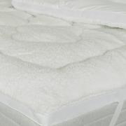 Pillow Top efeito Pele de Carneiro King Fibra Siliconizada Super Volumosa 600 gramas/m - Sherpa - Dui Design