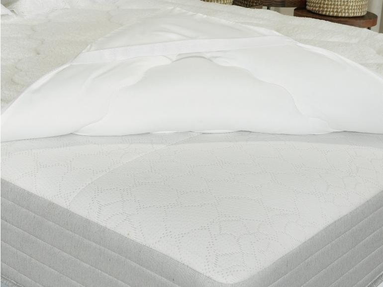 Pillow Top efeito Pele de Carneiro Queen Fibra Siliconizada Super Volumosa 600 gramas/m - Sherpa - Dui Design