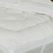 Pillow Top efeito Pele de Carneiro Solteiro Fibra Siliconizada Super Volumosa 600 gramas/m - Sherpa - Dui Design