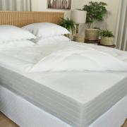 Pillow Top efeito Pele de Carneiro Queen Fibra Siliconizada Super Volumosa 600 gramas/m - Sherpa - Dui Design