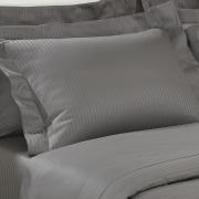 Enxoval Casal com Capa de Edredom 7 peas Cetim de Algodo 300 fios - Platinum Grafite - Dui Design