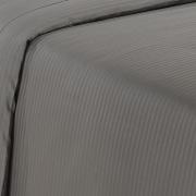 Enxoval Casal com Capa de Edredom 7 peas Cetim de Algodo 300 fios - Platinum Grafite - Dui Design