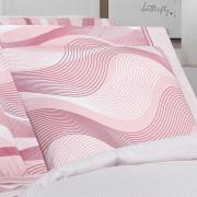 Jogo de Cama King Percal 180 fios - Platinus Rosa Velho - Dui Design