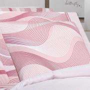 Jogo de Cama Solteiro Percal 180 fios - Platinus Rosa Velho - Dui Design