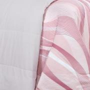 Edredom King Percal 180 fios - Platinus Rosa Velho - Dui Design