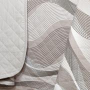 Kit: 1 Cobre-leito King + 2 Porta-travesseiros Percal 180 fios - Platinus Taupe - Dui Design