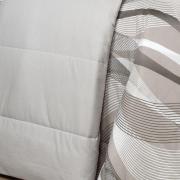 Edredom Casal Percal 180 fios - Platinus Taupe - Dui Design
