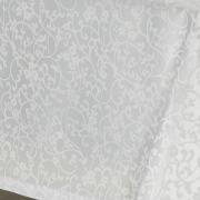 Toalha de Mesa Fcil de Limpar Retangular 8 Lugares 160x270cm - Polka Branco - Dui Design