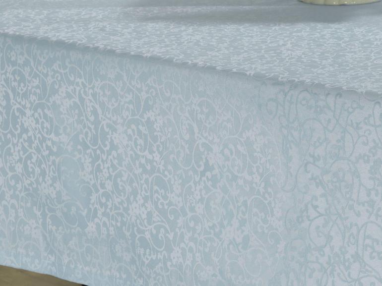 Toalha de Mesa Fcil de Limpar Retangular 6 Lugares 160x220cm - Polka Jeans - Dui Design