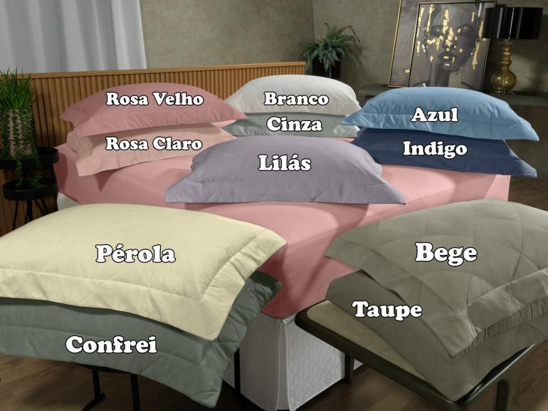 Porta-travesseiro Avulso Percal 200 fios 100% Algodo - Vita Cores - Dui Design