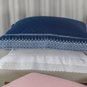 Porta-travesseiro Microfibra Toque Acetinado com Bordado Ingls - Avulso - Dui Design