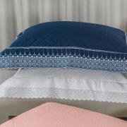 Porta-travesseiro Microfibra Toque Acetinado com Bordado Ingls - Avulso - Dui Design