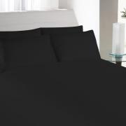 Jogo de Cama Queen Percal 180 fios 100% Algodo - Preto - Artex