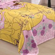 Colcha Avulsa Piquet Solteiro Infantil - Princesas Belle - Santista