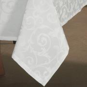 Toalha de Mesa Fcil de Limpar Quadrada 4 Lugares 160x160cm - Princess Branco - Dui Design