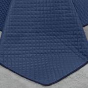 Kit: 1 Cobre-leito King Bouti de Microfibra Ultrasonic  + 2 Porta-travesseiros - Prisma Indigo - Dui Design