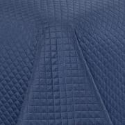 Kit: 1 Cobre-leito King Bouti de Microfibra Ultrasonic  + 2 Porta-travesseiros - Prisma Indigo - Dui Design