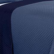 Kit: 1 Cobre-leito King Bouti de Microfibra Ultrasonic  + 2 Porta-travesseiros - Prisma Indigo - Dui Design