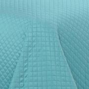 Kit: 1 Cobre-leito King Bouti de Microfibra Ultrasonic + 2 Porta-travesseiros - Prisma Turquesa - Dui Design