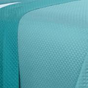 Kit: 1 Cobre-leito King Bouti de Microfibra Ultrasonic + 2 Porta-travesseiros - Prisma Turquesa - Dui Design