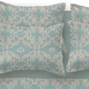 Kit: 1 Cobre-leito Casal + 2 Porta-travesseiros Percal 180 Fios 100% Algodo - Provence - Artex