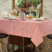Toalha de Mesa Fcil de Limpar Retangular 8 Lugares 160x270cm - Provence Rosa Velho - Dui Design