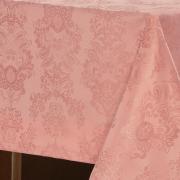 Toalha de Mesa Fcil de Limpar Quadrada 8 Lugares 220x220cm - Provence Rosa Velho - Dui Design
