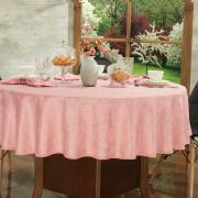 Toalha de Mesa Fácil de Limpar Redonda 180cm - Provence Rosa Velho - Dui Design