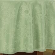 Toalha de Mesa Fcil de Limpar Redonda 160cm - Provence Verde Claro - Dui Design